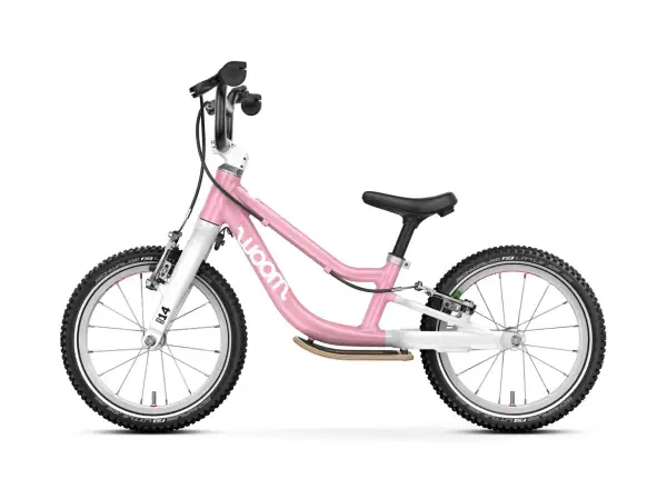 Woom GO 1 Plus children's balance bike 14" color Powder Pink