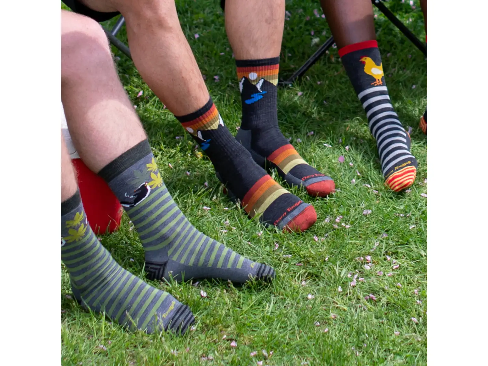 Darn Tough Sunset Ridge Micro Crew Lightweight Cushion men's socks Bottle