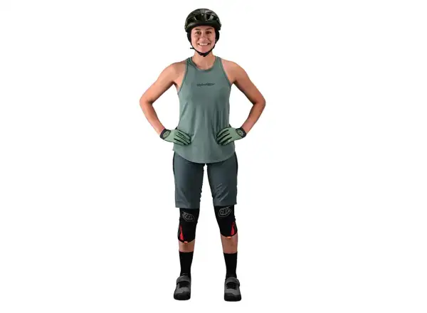Troy Lee Designs Luxe women's shorts Solid steel green