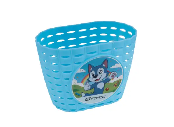 Force Kido kids handlebar basket blue