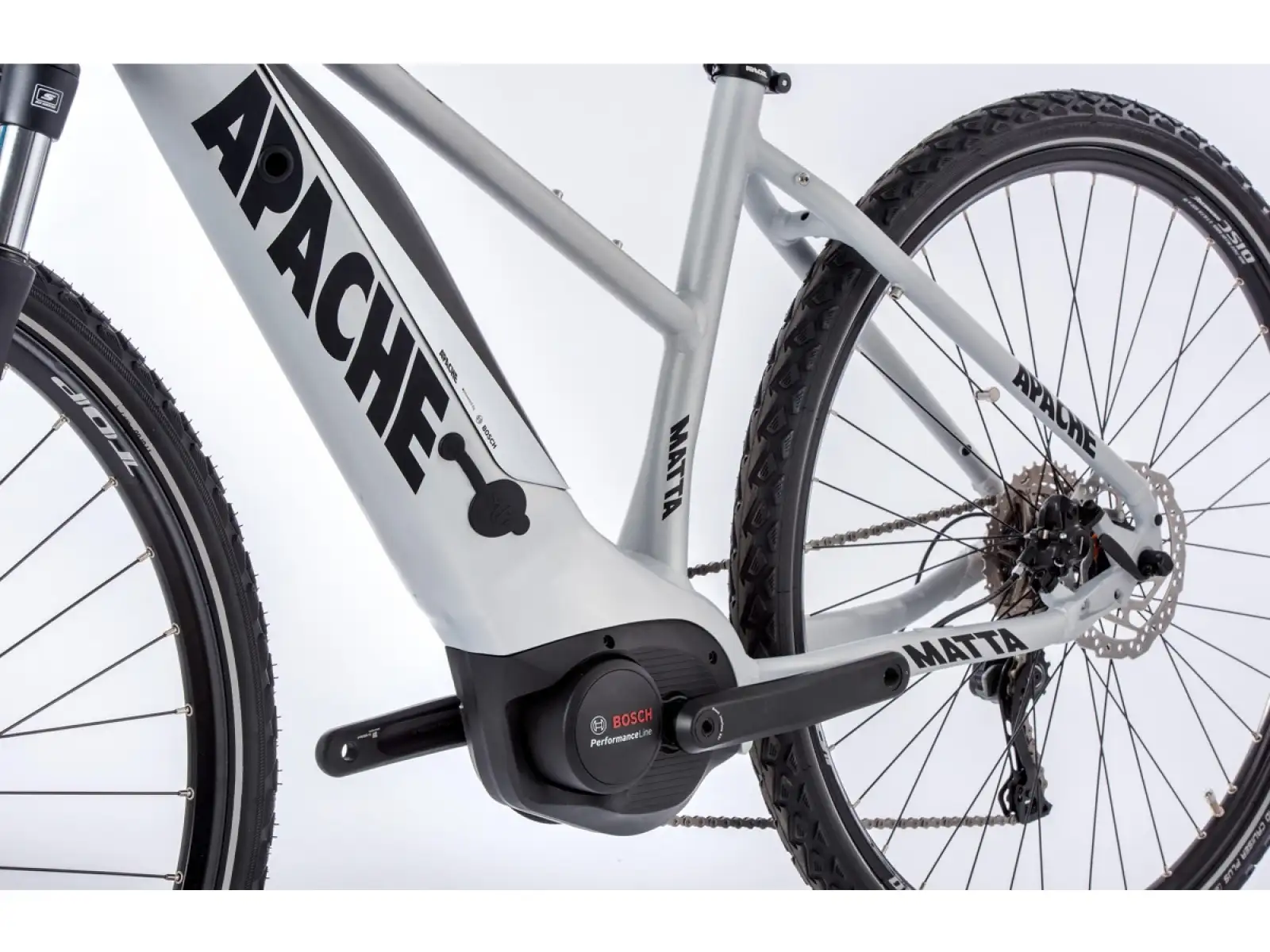 Apache Matta Bosch 3 Active Line 500 silver 2022 women's cross e-bike