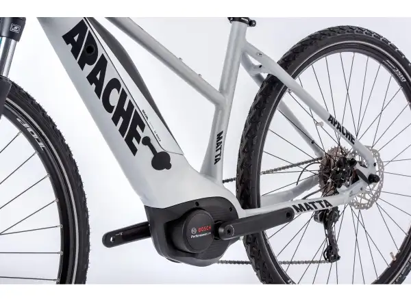 Apache Matta Bosch 3 Active Line 500 silver 2022 women's cross e-bike