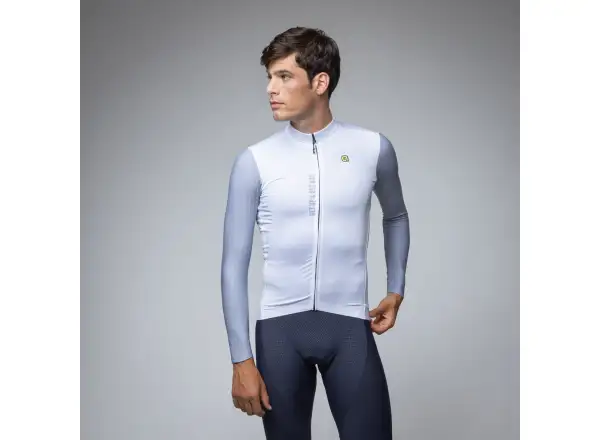 Alé PR-E Follow Me men's insulated jersey long sleeve White