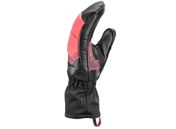 Leki Griffin Base 3D Women Mitt gloves Black-Rose
