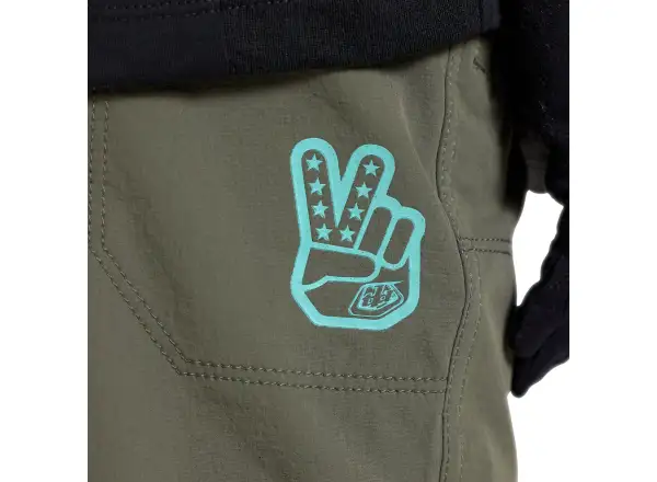 Troy Lee Designs Youth Skyline Trail kids pants Mono Army