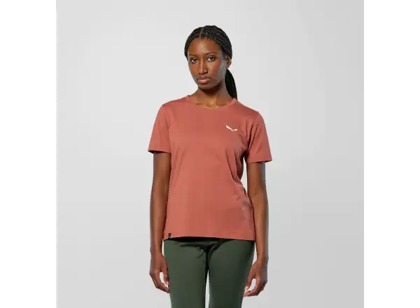 Salewa Eagle Vocab T-shirt women's T-shirt short sleeve Etruscan red