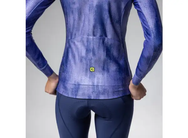 Alé PR-E Knitted women's winter cycling jacket Cornflower
