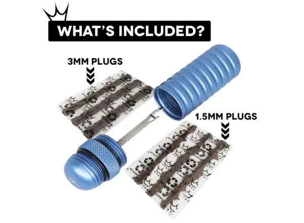 Peatys Holeshot tubeless repair kit Slate