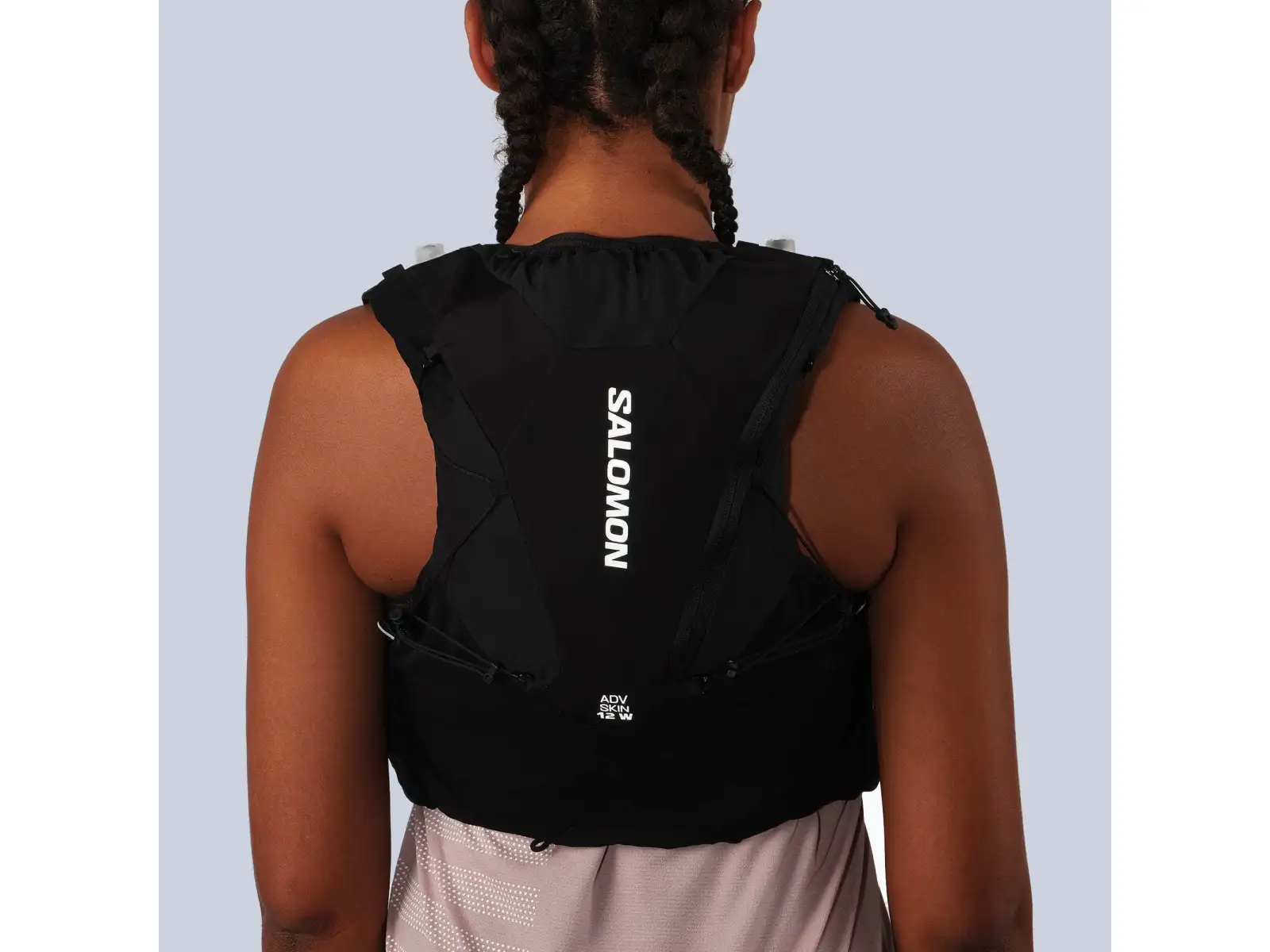 Salomon ADV Skin 12 Set women's running vest Black/Asphalt