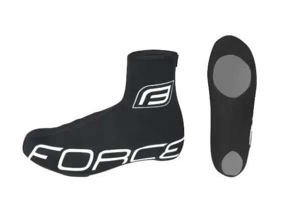 Force Lycra Thermo insulated shoe covers black