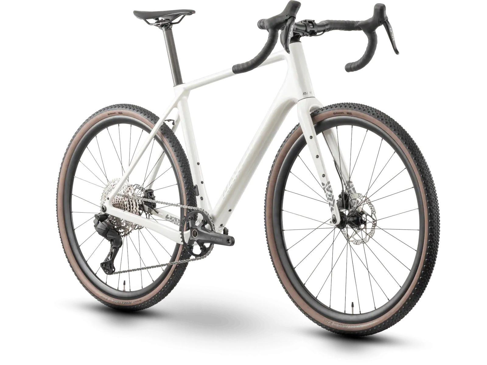 Raymon Soreno Pro 700 GRX715 Di2 gravel bike White Sparkle