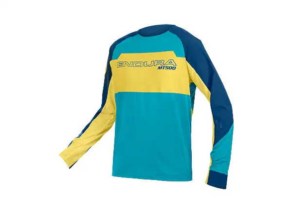 Endura MT500 Burner Lite men's long sleeve jersey Blueberry