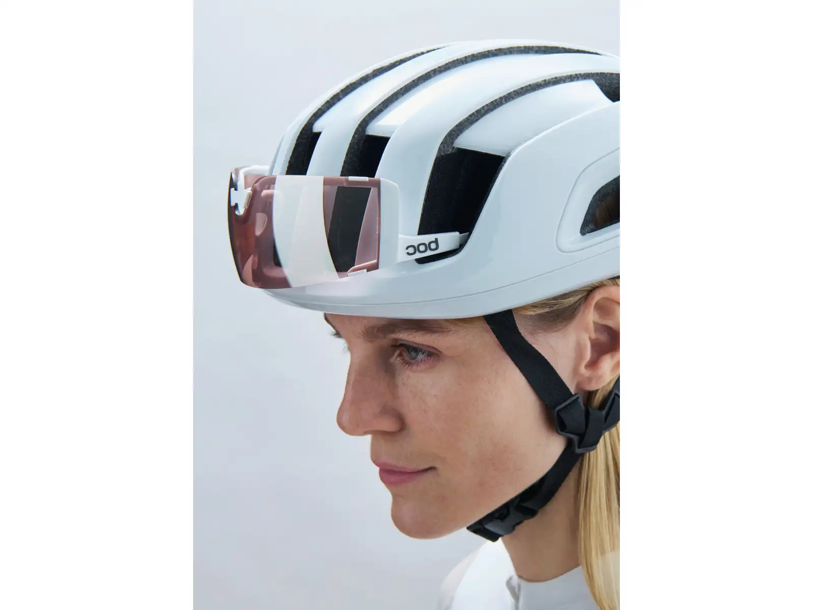 POC Cytal road helmet Hydrogen White/Uranium Black Matt/Logo