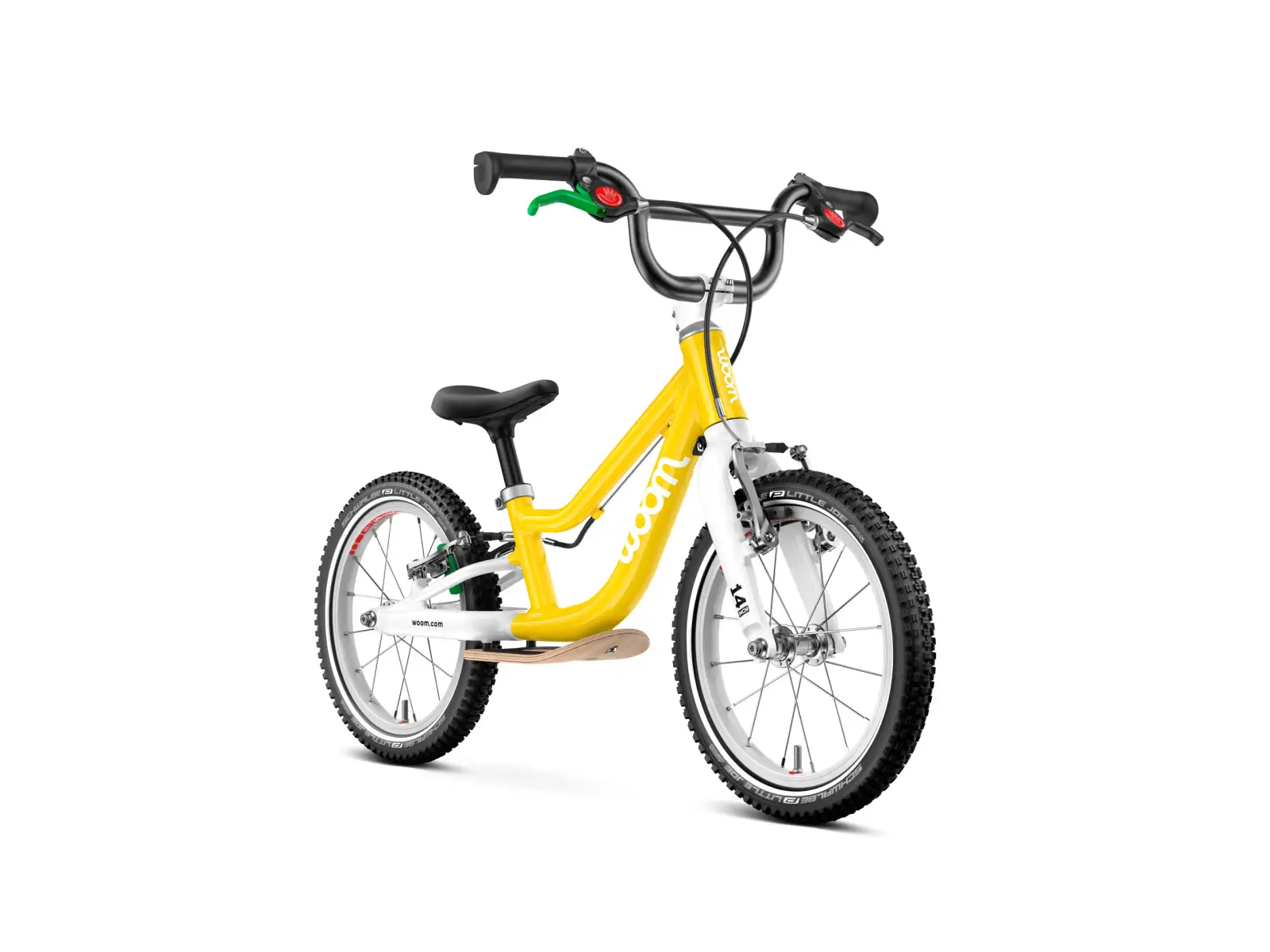 Woom GO 1 Plus Vibrant Yellow 14 children's balance bike