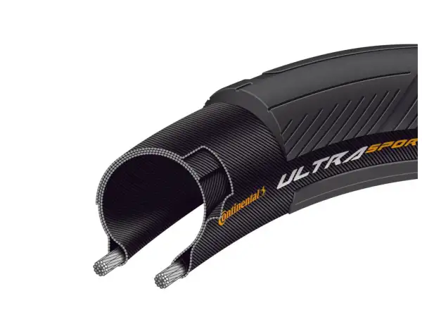 Continental Ultra Sport 3 E-25 road tire kevlar black/brown