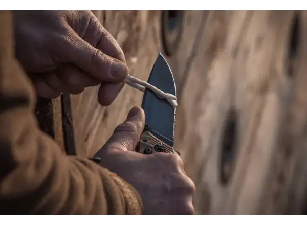 TB Outdoor CAC S200 French Army PA6 FV Knife texture black