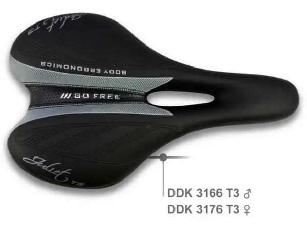 DDK GO Free Eden T3 men's trekking saddle black