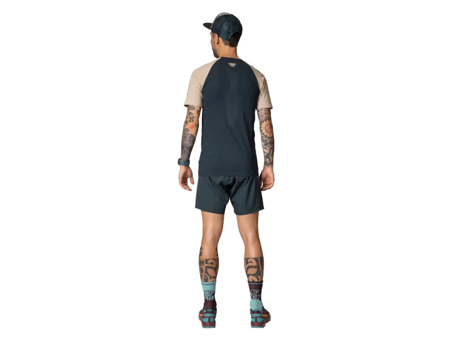 Dynafit Ultra S-Tech men's T-shirt Blueberry/Rock Khaki