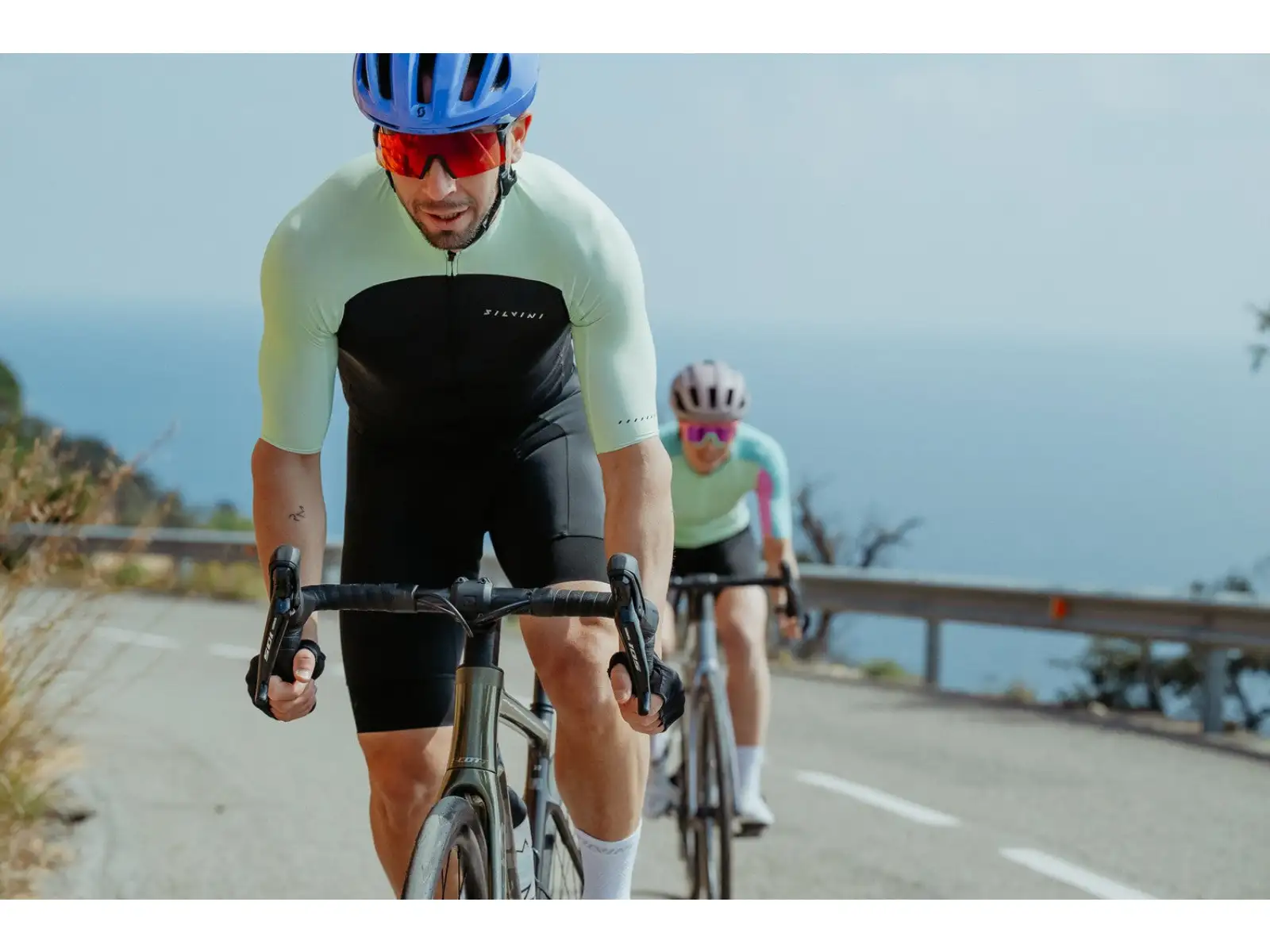 Silvini Stelvio men's jersey Green/Black