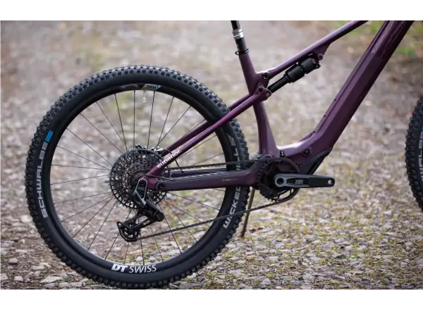 Superior iXF 9.8 mountain e-bike matte berry carbon
