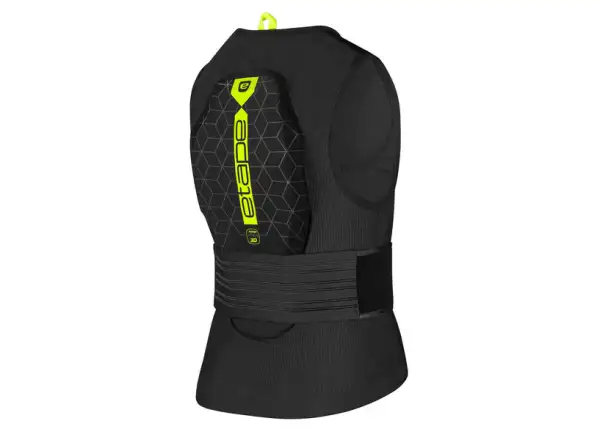Etape Bone Pro 2.0 Kids Vest with Back Protector Black/Yellow Fluo