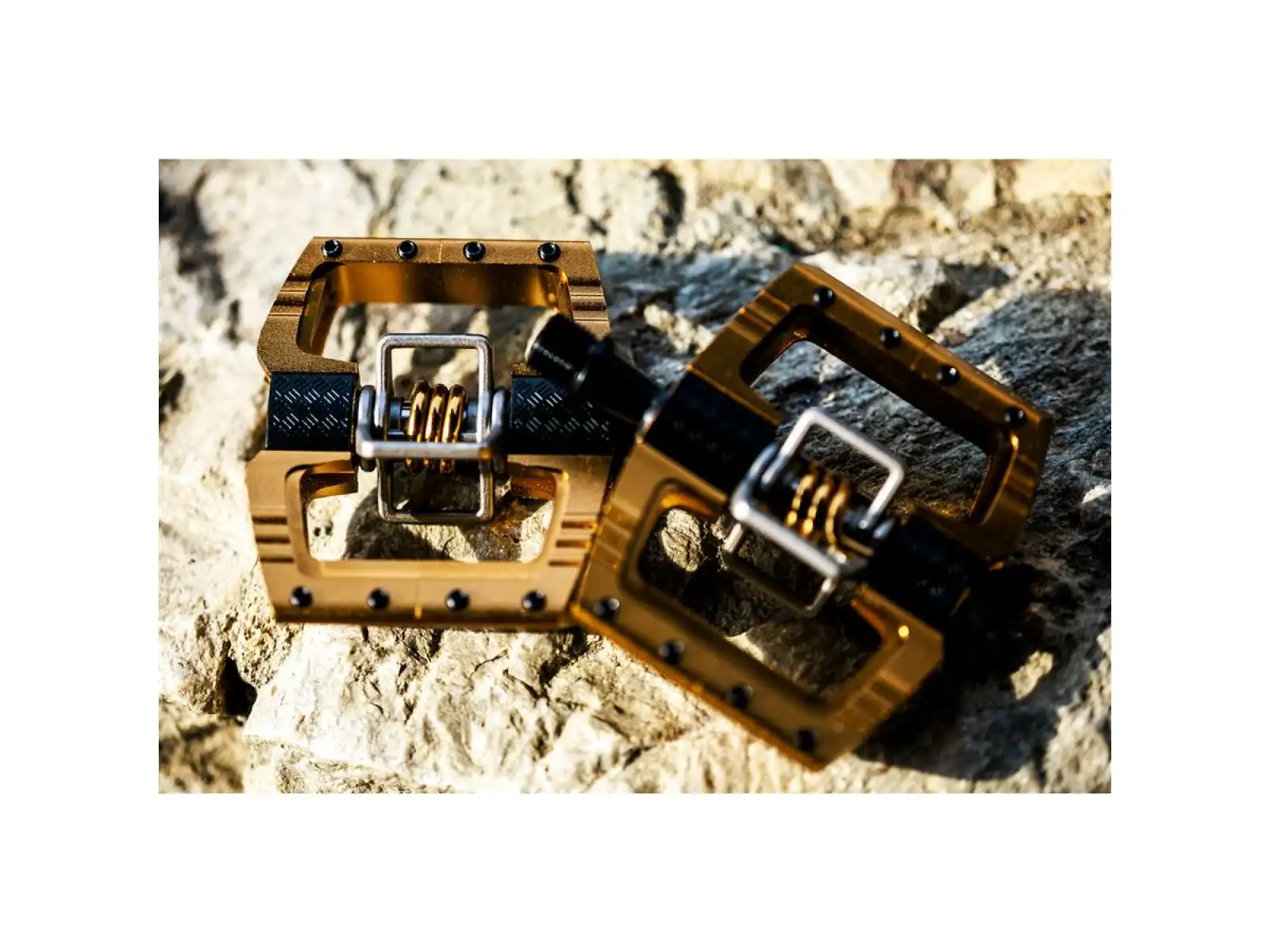 Crankbrothers Mallet DH Loic Bruni Signature Bronze Edition clipless pedals