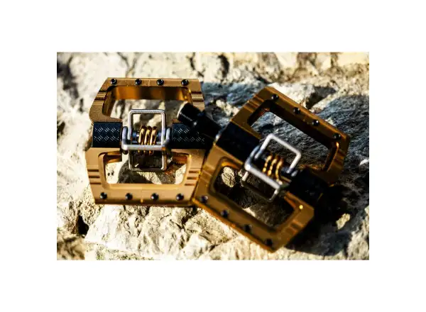 Crankbrothers Mallet DH Loic Bruni Signature Bronze Edition clipless pedals