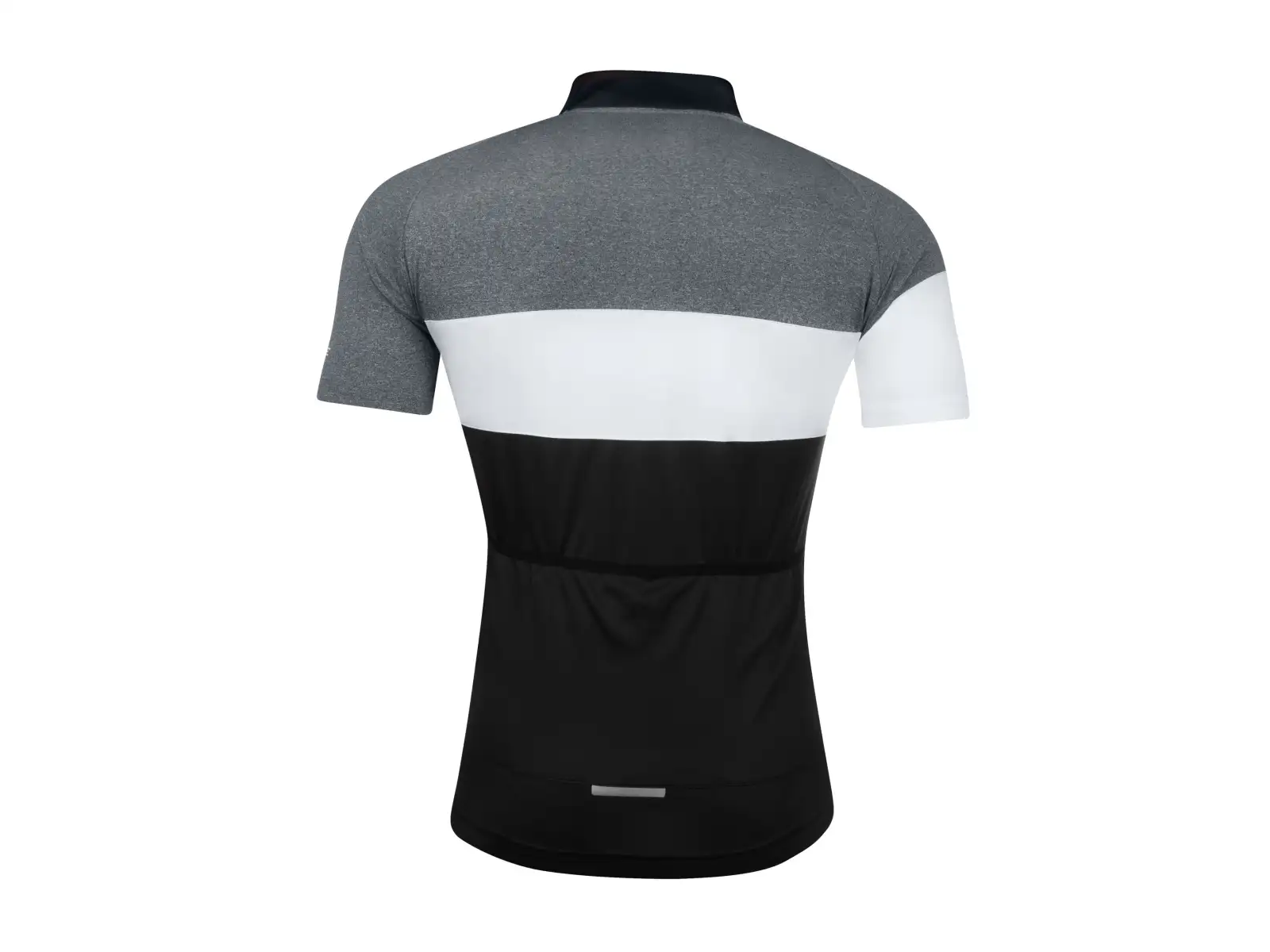 Force View men's jersey short sleeve black/gray/white