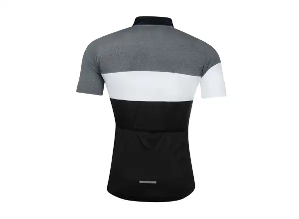Force View men's jersey short sleeve black/gray/white