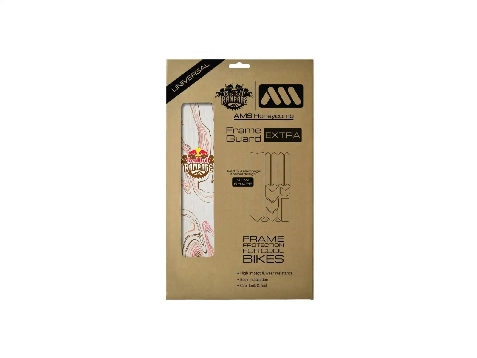 AMS Frame Guard Extra protective decals RedBull/Ridgeline/brown