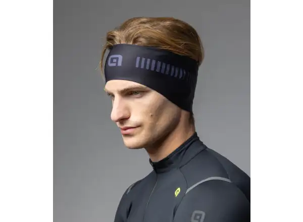 Alé Strada headband Black/Charcoal Grey