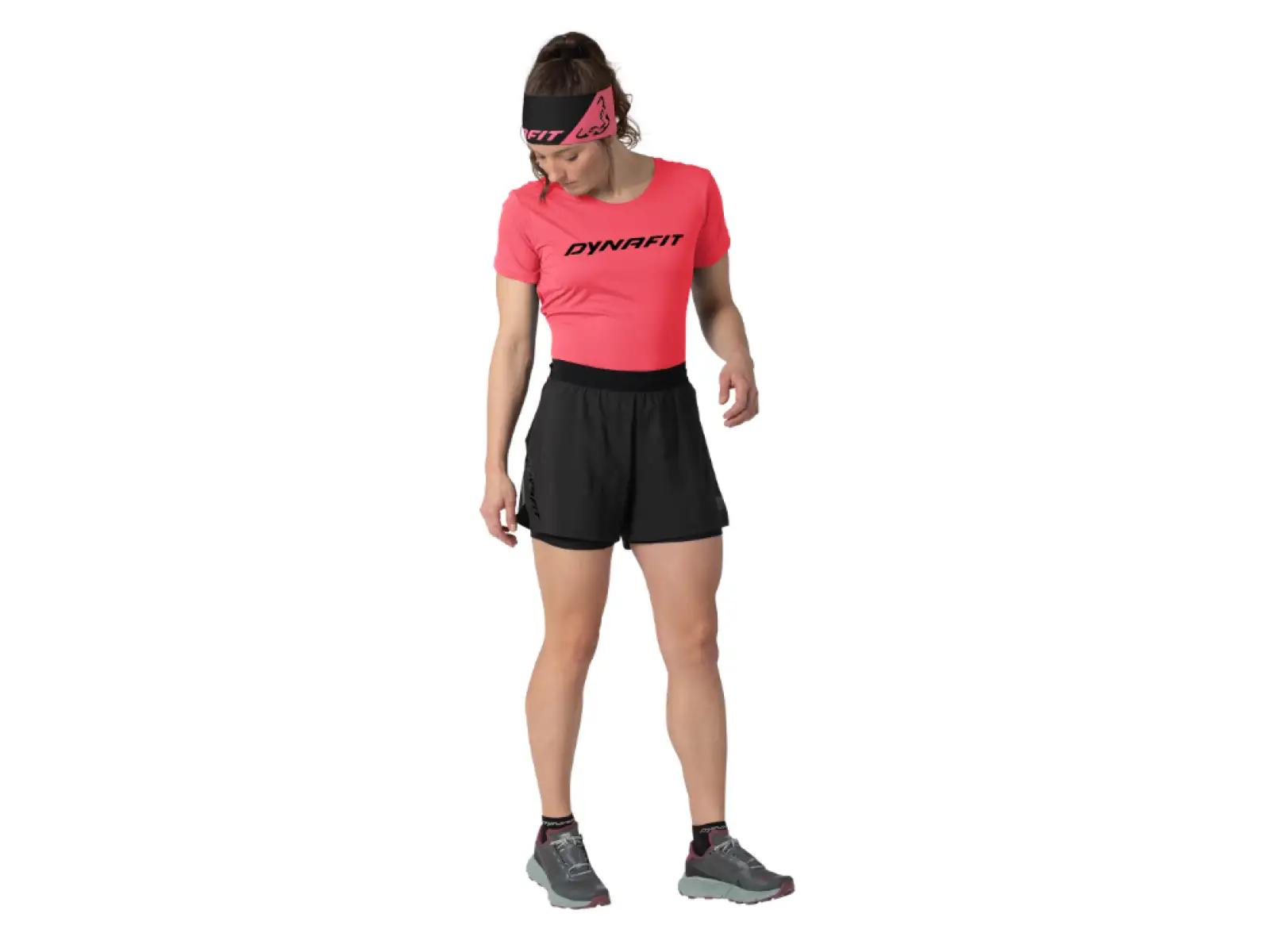Dynafit Alpine Pro 2in1 women's running shorts Black Out