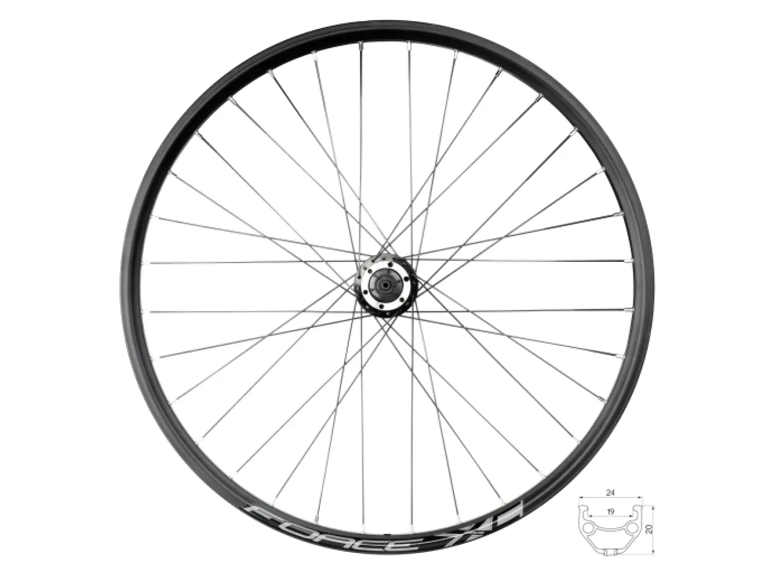 Force XC Disc 26" rear wheel F804333-6d 32 holes