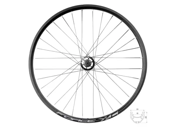 Force XC Disc 26" rear wheel F804333-6d 32 holes