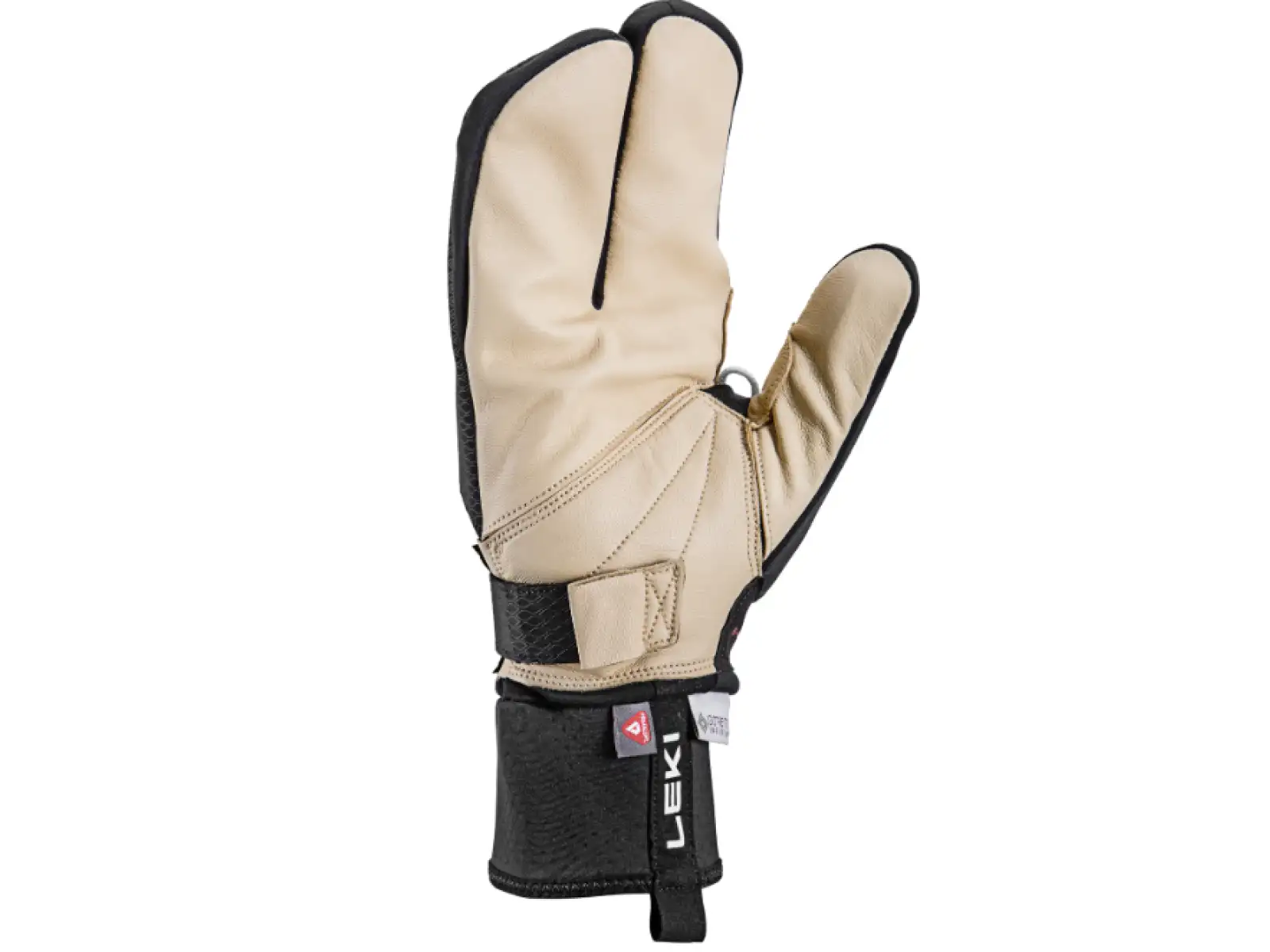 Leki PRC Premium ThermoPlus Shark Lobster cross-country gloves Black-Sand