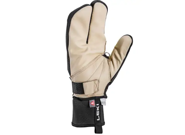 Leki PRC Premium ThermoPlus Shark Lobster cross-country gloves Black-Sand