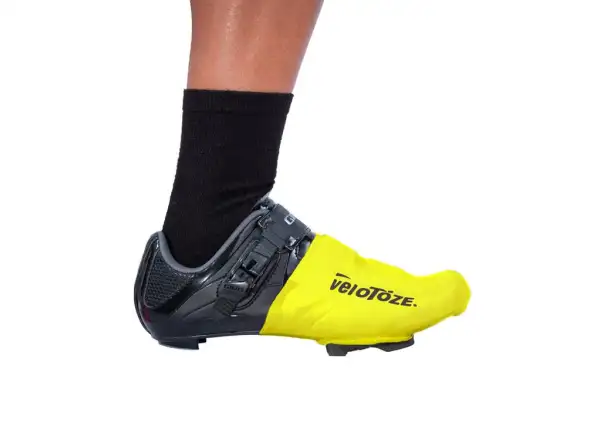 Velotoze Toe Cover Road latex shoe covers yellow size Uni