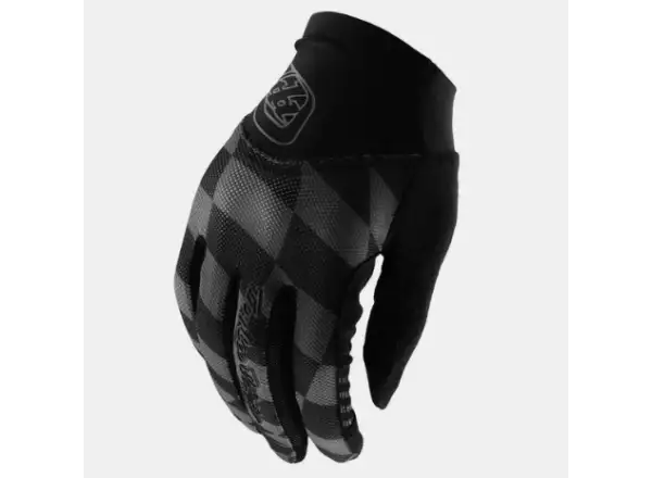 Troy Lee Designs Ace 2.0 Twisted Checkers women's MTB gloves Black