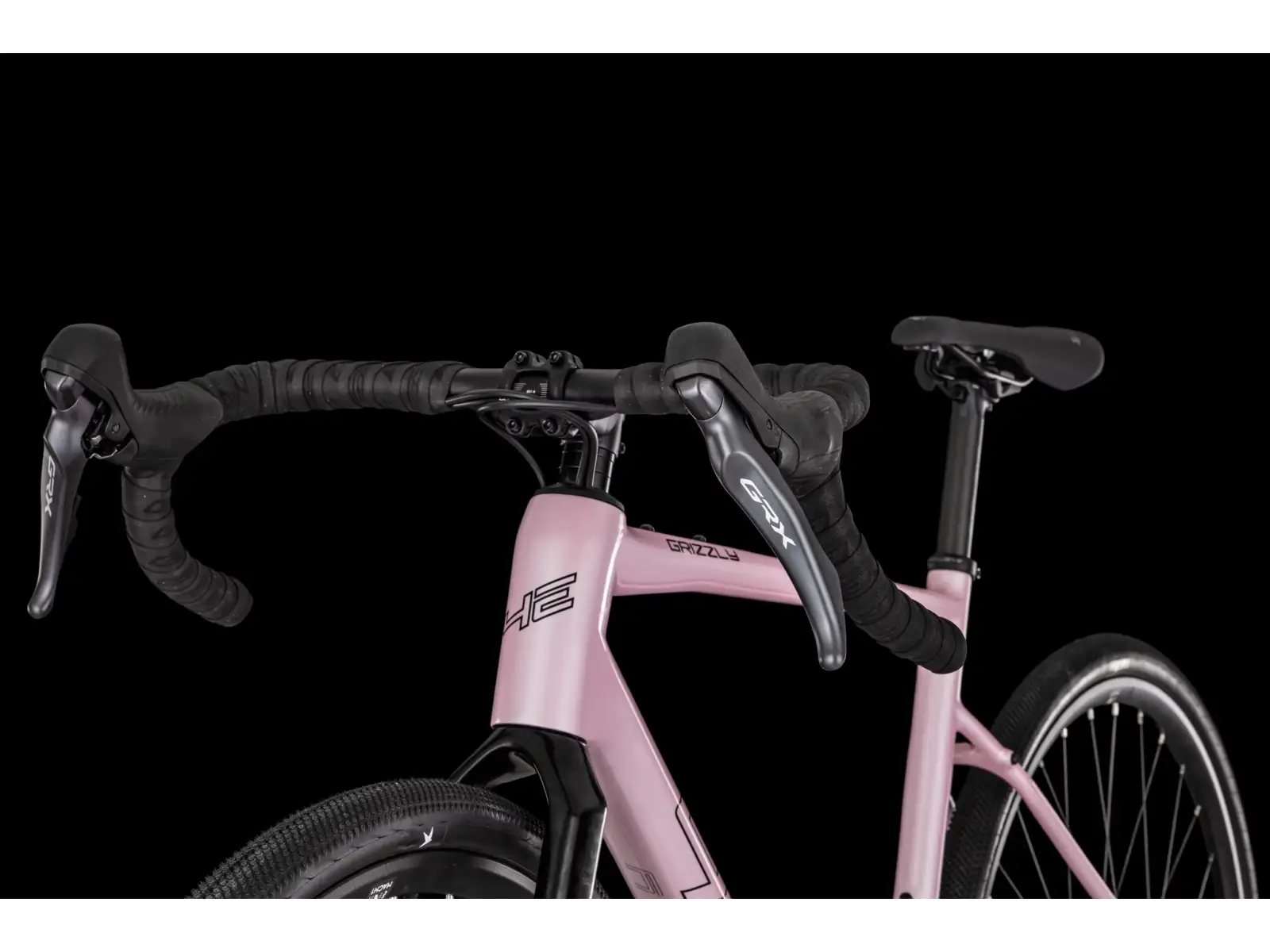 4Ever Grizzly Elite gravel bike coral / black