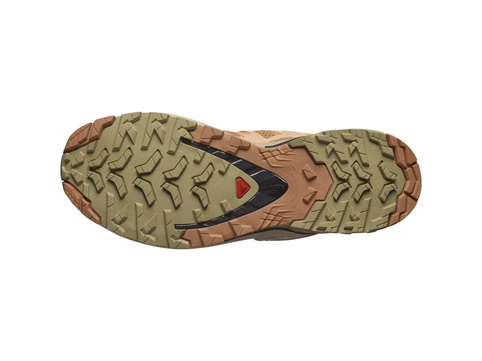Salomon XA PRO 3D V9 women's running shoes Cork/Peach Fuzz/Sponge