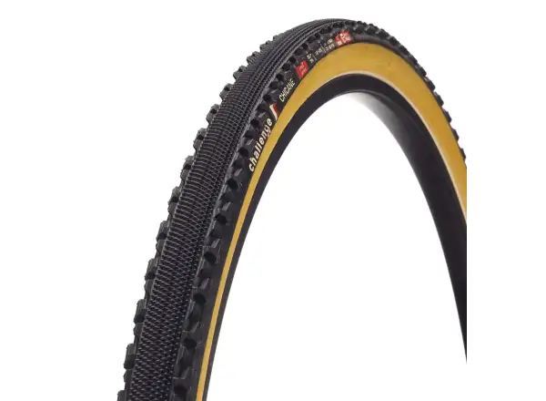 Challenge Chicane TLR Pro 28" cyclocross tire Black/Tan
