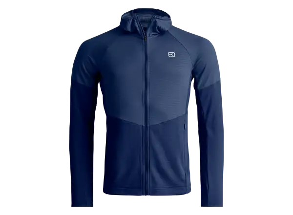 Ortovox Fleece Light Grid Hoody men's sweatshirt Deep Ocean