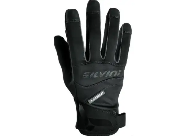 Silvini Fusaro softshell insulated gloves Black