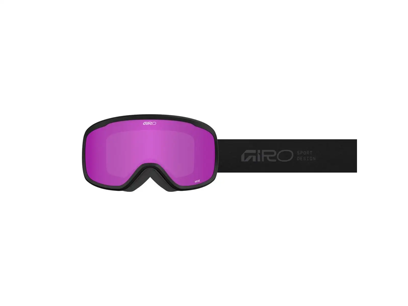 Giro Moxie women's ski goggles Black Stacked/Amber Pink/Yellow (2lenses)