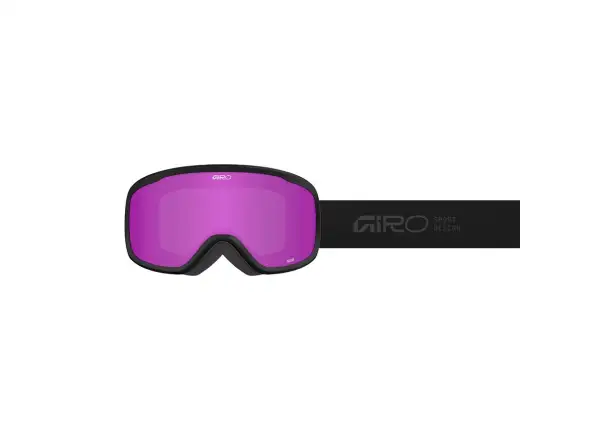 Giro Moxie women's ski goggles Black Stacked/Amber Pink/Yellow (2lenses)