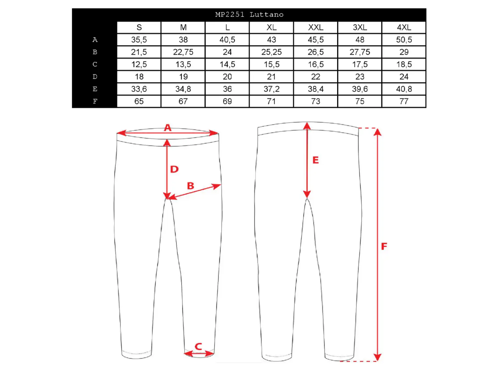 Silvini Luttano 3/4 pants Black