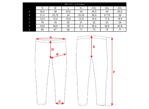 Silvini Luttano 3/4 pants Black