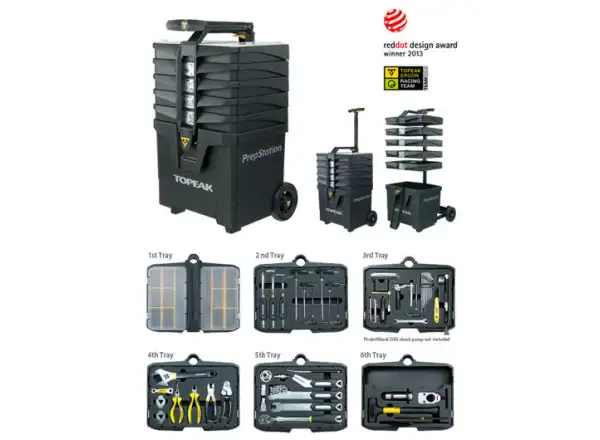 Topeak Prepstation workshop tool set 52 pcs