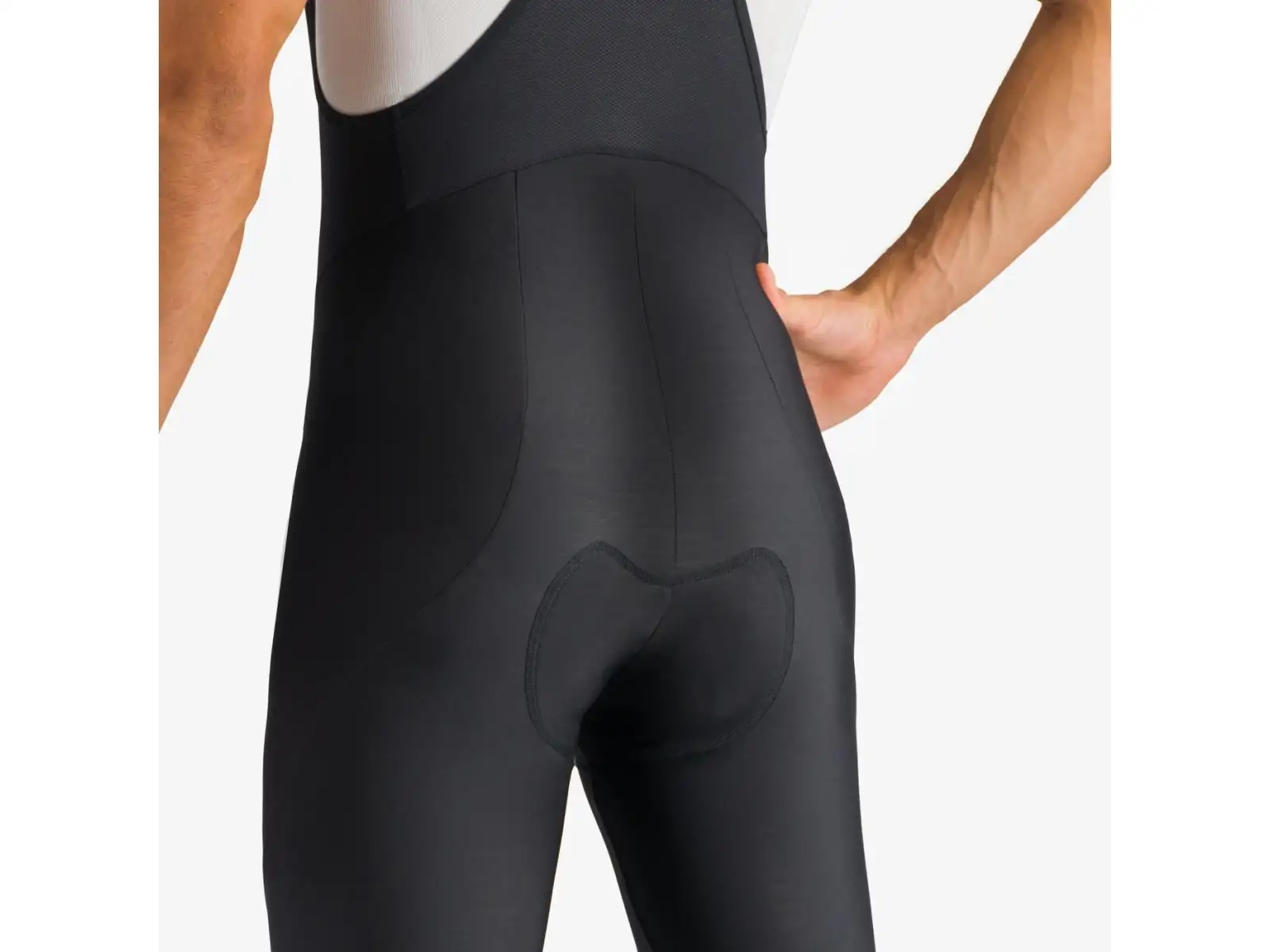 Castelli Entrata men's bib shorts with chamois Black