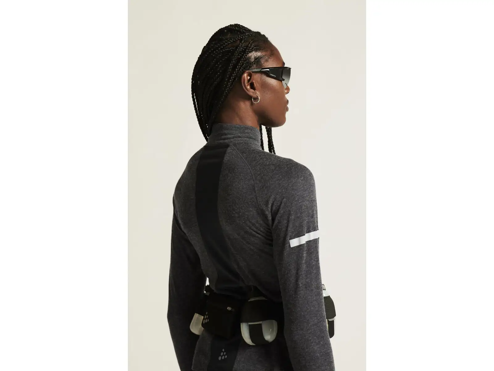 Craft ADV SubZ Wool women's running shirt long sleeve black